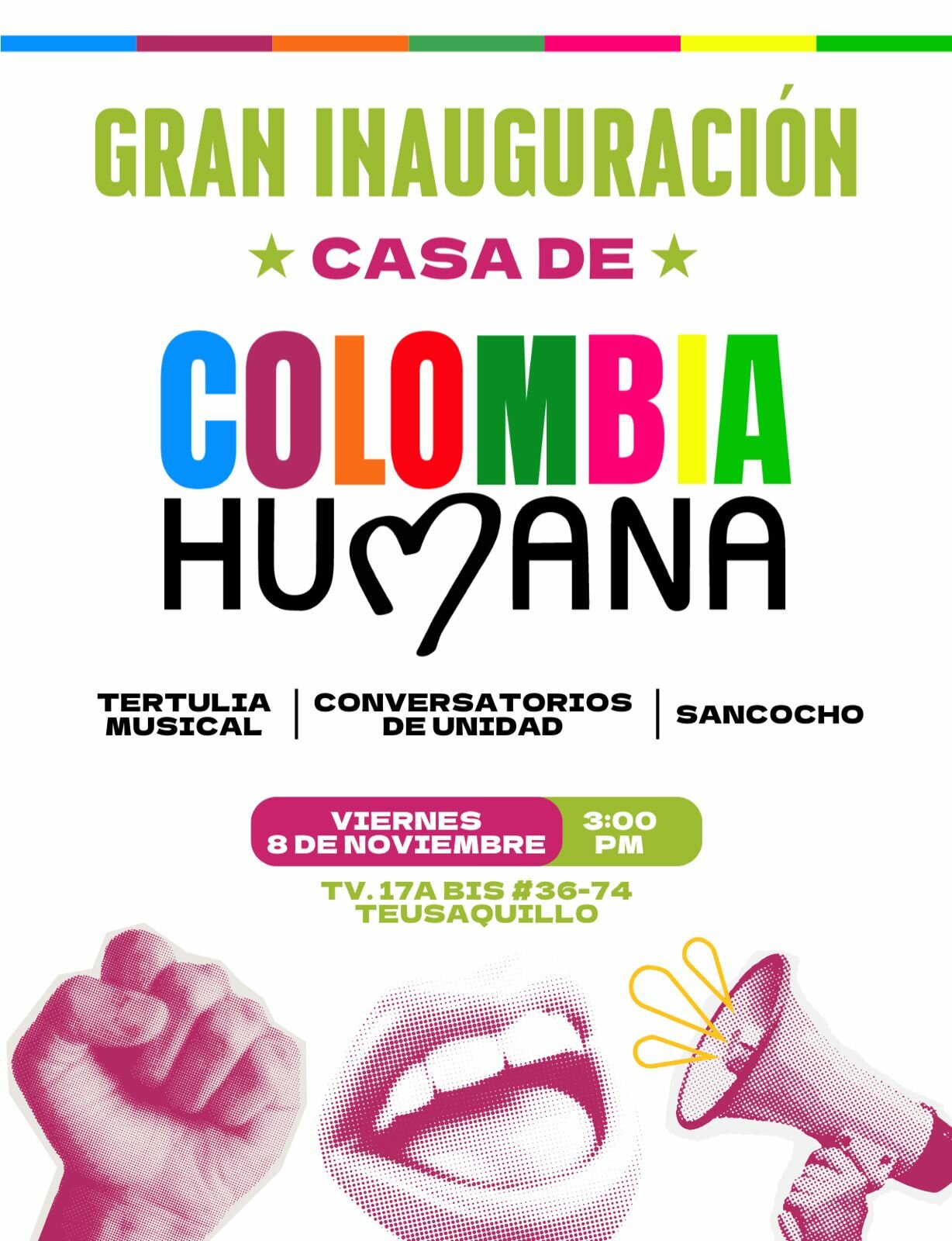 ¡Gran Inauguración de la Casa de Colombia Humana!