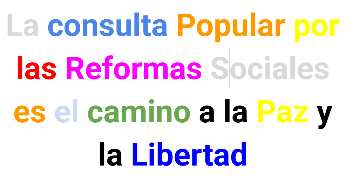 Consulta Popular por las Reformas Sociales